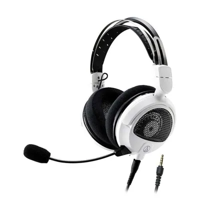 Auriculares Audio-technica ATH-GDL3 con cable Jack Gaming Abiertos Micrófono Desmontable Blanco