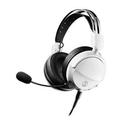 Audio-Technica ATH-GL3 kabelgebundene Gaming-Kopfhörer abnehmbares Mikrofon weiß