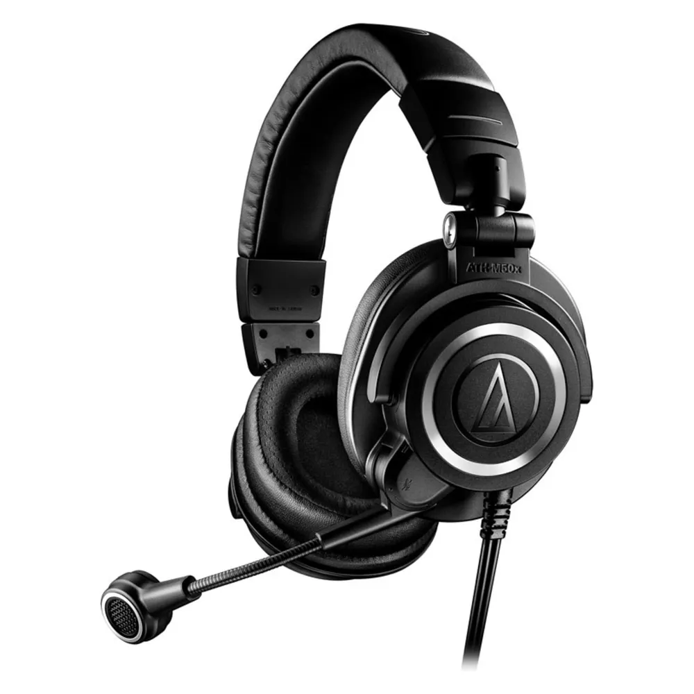 Audio-Technica ATH-M50XSTS kabelgebundene Gaming-Kopfhörer mit XLR-Mikrofon schwarz