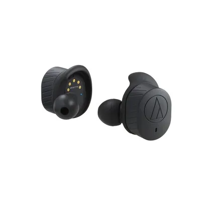Auriculares Audio-Technica inalámbricos bluetooth con Micrófono Negro Deportes
