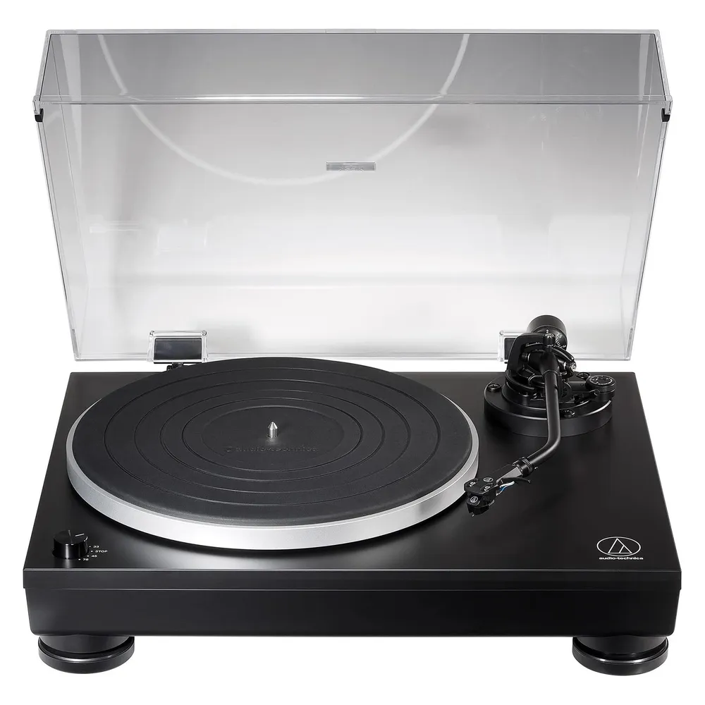 Plattenspieler Audio-Technica AT-LP5X Direktantrieb Manuel Schwarz Aluminium