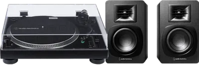 Audio-Technica AT-LP120XUSB + Audio-Technica ATH-SP3X Schwarz