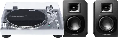 Audio-Technica AT-LP120XUSBHC + Audio-Technica ATH-SP3X Schwarz