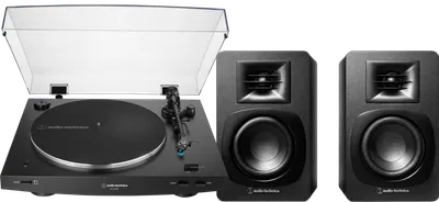 Audio-Technica AT-LP3XBT + Audio-Technica ATH-SP3X Schwarz