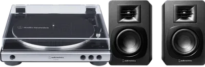 Audio-Technica AT-LP60XUSBGM + Audio-Technica ATH-SP3X Schwarz