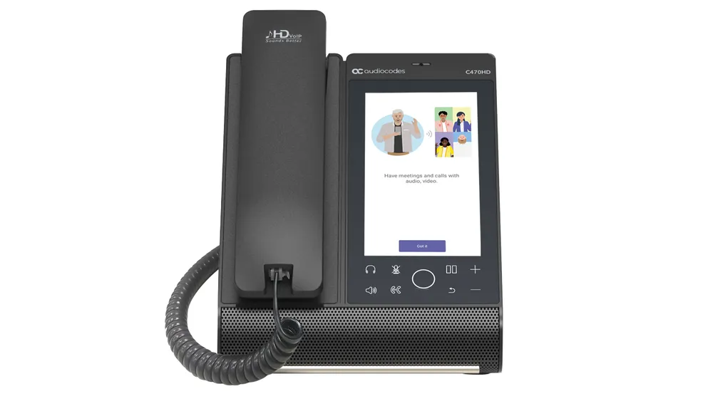 Telefon Audiocodes C470HD Touchscreen 5,5 Bluetooth WiFi Android Gigabit