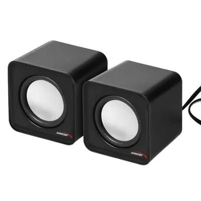 Lautsprecher Audiocore 2-Wege Kabelgebunden 3 W USB PC Lautstärkeregler
