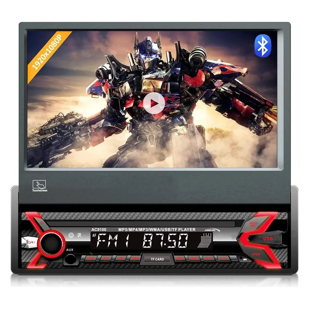 Autoradio Audiocore AC9100 7" Touchscreen USB MP3 MicroSD FM AM Digital