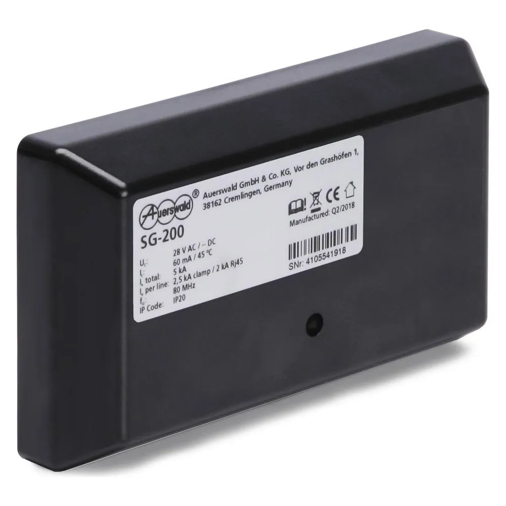 Auerswald SG-200 Überspannungsschutz für All-IP-Anschlüsse VDSL und ADSL-Anschlüsse bis 100 Mbit ohne Splitter