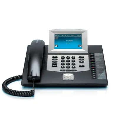 Analogtelefon Auerswald COMfortel 2600 Lautsprecher 1600 Einträge Identifikator Schwarz