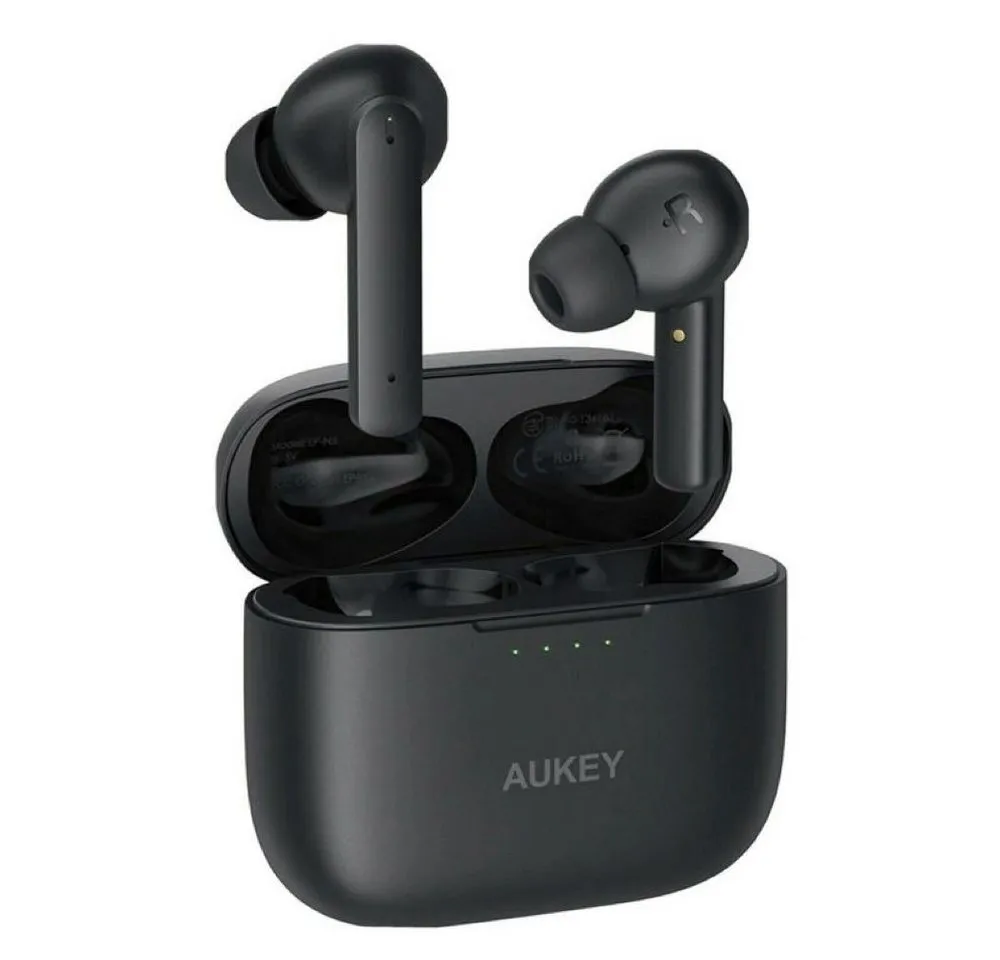AUKEY EP-N5 Earbuds wireless In-Ear-Kopfhörer (Sprachassistent, Bluetooth, Noise Cancelling, IPX5, BT5, 35h Spielzeit)