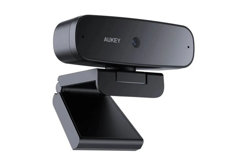 AUKEY PC-W3S Webkamera 1080p USB Webcam (Full HD, Autofokus, Plug and Play, Windows, Mac)