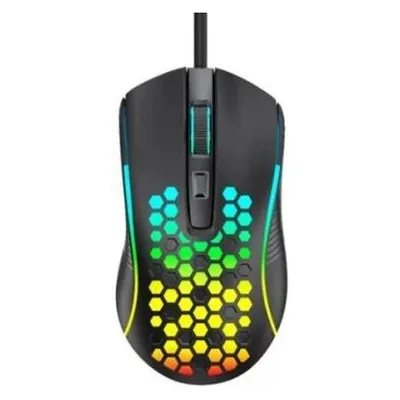 Aula S11 Rainbow Hintergrundbeleuchtung, kabelgebundene optische Gaming-Maus, 4 Tasten, 1200-3600 dpi, m