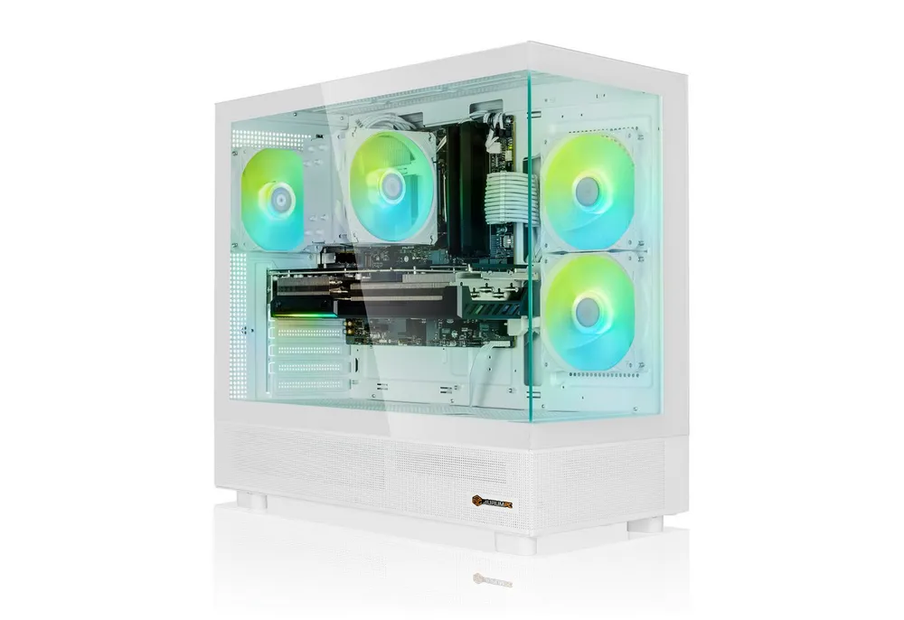 AurumPC R7 7800X3D mit RTX5070 12GB und 32GB DDR5 RAM Snow Edition Gaming-PC (AMD Ryzen 7 7800X3D, GeForce RTX 5070, 32 GB RAM, 1000 GB SSD, Luftkühlung, Windows 11, WLAN)