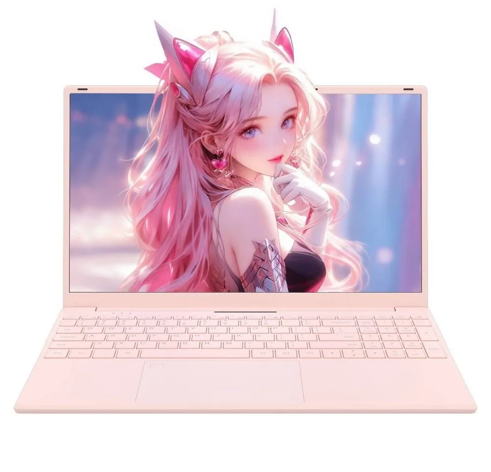 Auusda T151J Rosa Laptop, 15.6 Zoll, N5100 Prozessor, 16GB RAM, 1TB DDR4 Notebook (Intel N5100, 16 GB, 1024 GB SSD, mit integrierte Privacy-Kamera und Fingerabdrucksensor)