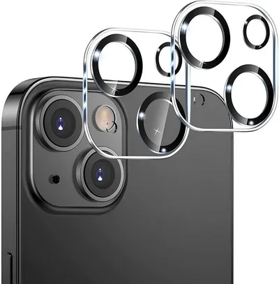 AVANA Schutzfolie Kamera Schutzglas für iPhone 13 / iPhone 13 mini Panzerglas, (2 Stück), Anti-Kratzer, glasklarer Kameraschutz