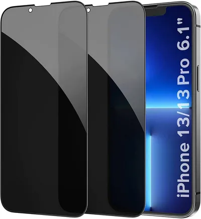 AVANA Schutzfolie Panzerglas für iPhone 13 / 13 Pro Sichtschutz Panzerfolie Schutzglas, (2-St), 9H, Anti-Spy Panzerfolie