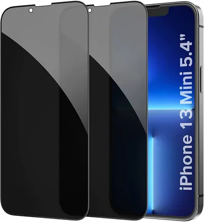 AVANA Schutzfolie Panzerglas für iPhone 13 mini Sichtschutz Panzerfolie 9H Schutzglas, (2-St), Anti-Spy Panzerfolie