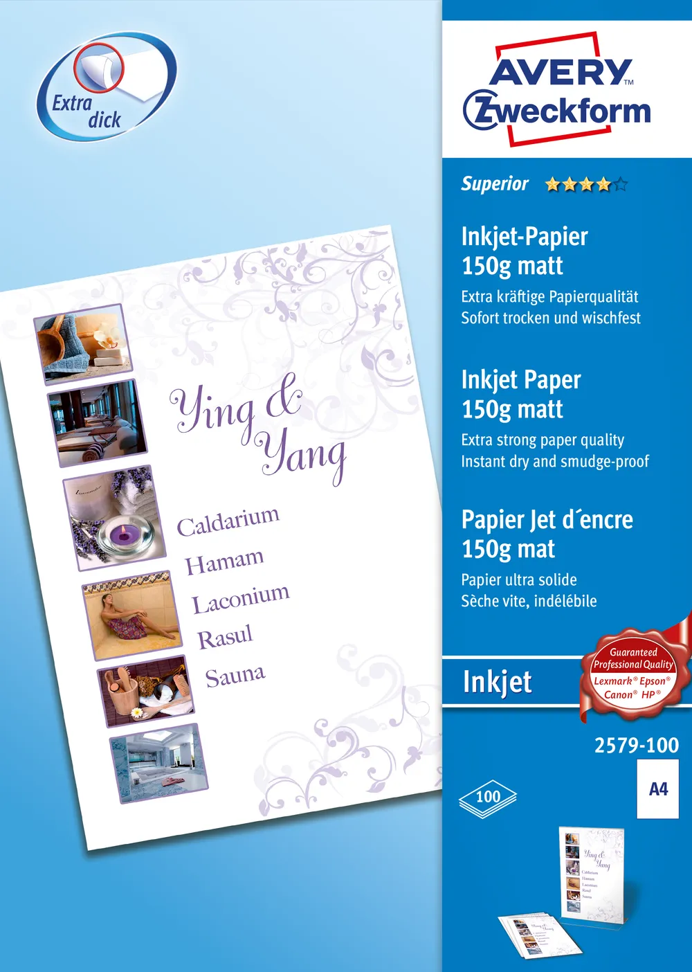 2579-100 Superior Druckerpapier