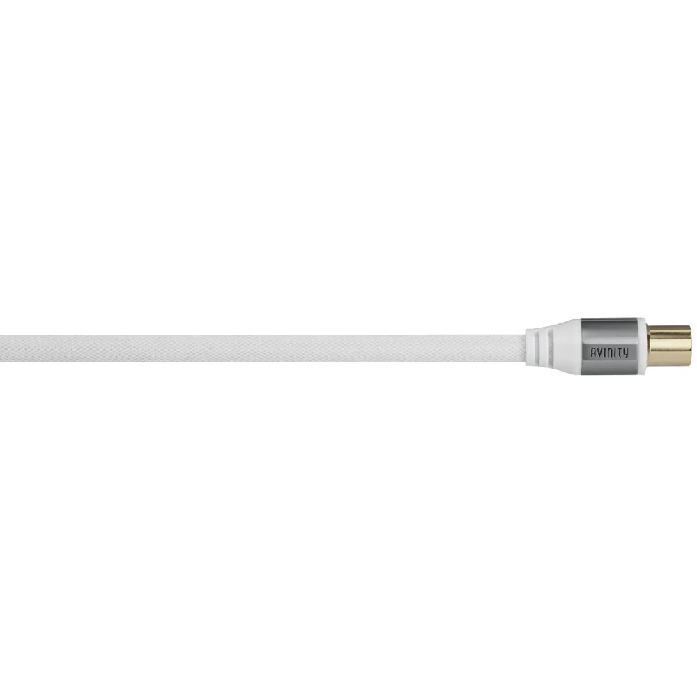 Antennen-Kabel, Koax-Stecker - Koax-Kupplung, Gewebe, verg., 110dB, 2,0 m (00127198)