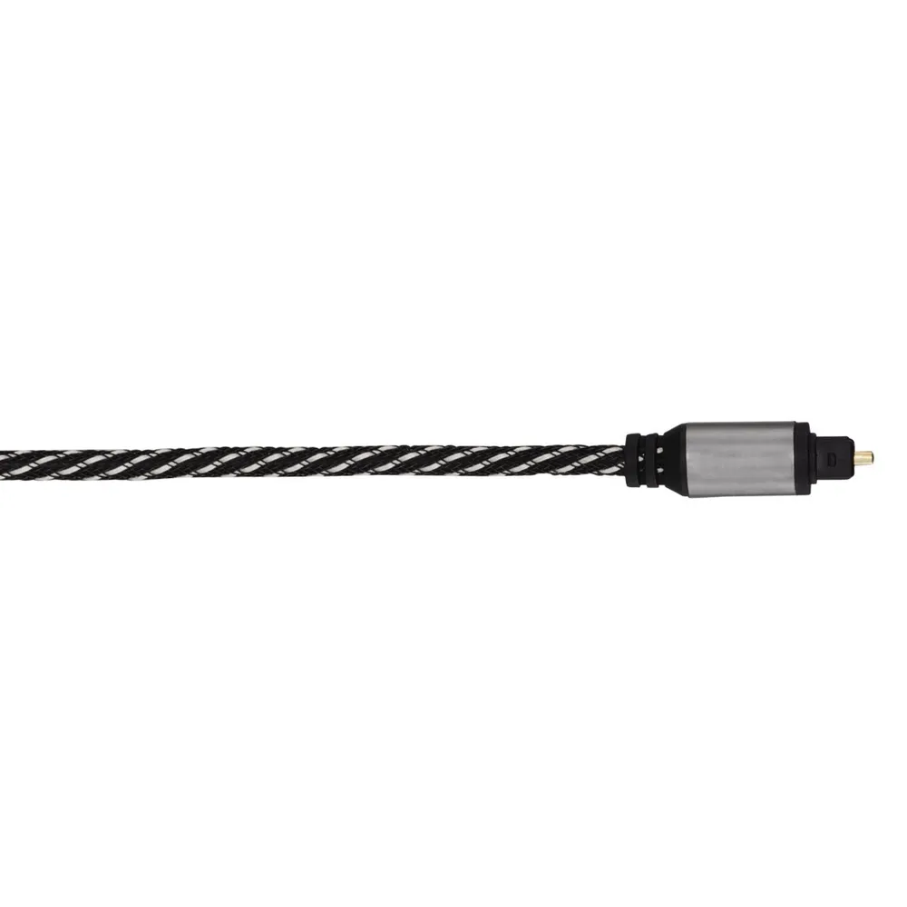 Audio-Lichtleiter-Kabel, ODT-Stecker (Toslink), Gewebe, 1,5 m (00127112)