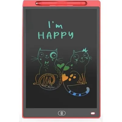Grafiktablett Avizar AVJ-TK389 kabellos 10 Zoll rot