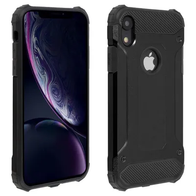 Avizar Defender II schwarze Anti-Schock-Hülle für iPhone XR