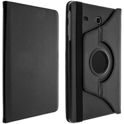 Avizar Black Book Stand Case für Samsung Galaxy Tab E 9.6