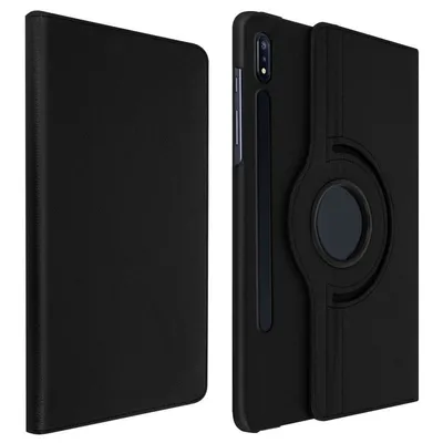 Avizar Black Book Stand Case für Samsung Galaxy Tab S7 Plus 12.4