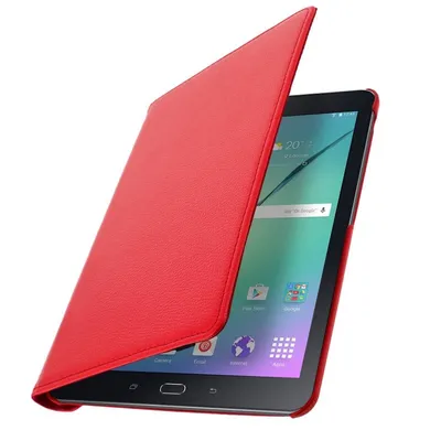 Avizar Red Stand Book Case für Samsung Galaxy Tab S2 9.7
