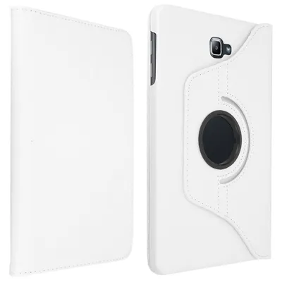 Avizar White Book Stand Case für Samsung Galaxy Tab A6 10.1