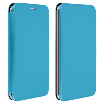 Avizar Blaue Büchertasche mit Schieber für 4,8" bis 5,3" Smartphones