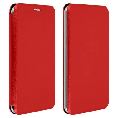 Avizar Red Slide Book Case für 3,8" bis 4,7" Smartphones