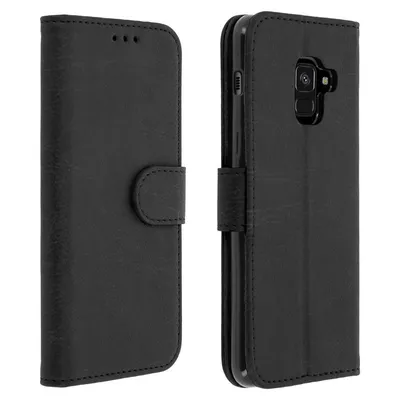 Avizar Black Wallet Case für Samsung Galaxy A8
