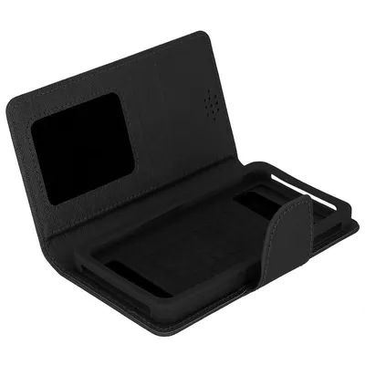 Avizar Schwarzes Bücherregal für Smartphone Max. 125 x 118 x 62 mm
