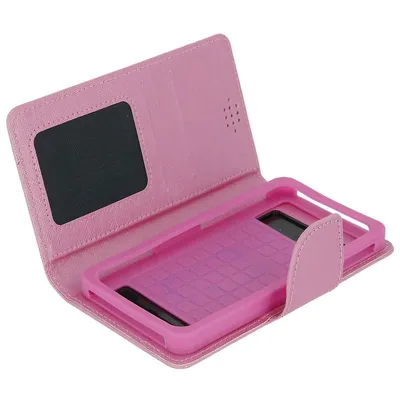 Avizar Pink Book Case für Smartphone Max. 152 x 145 x 76 mm