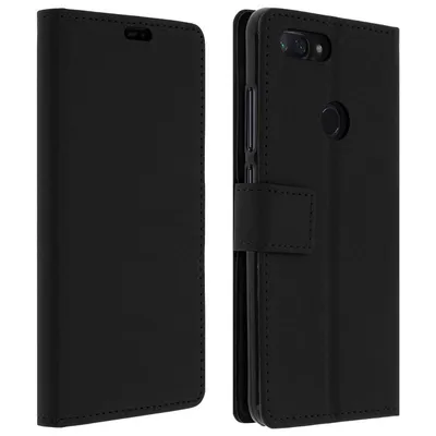 Avizar Black Wallet Case für Xiaomi Mi 8 Lite