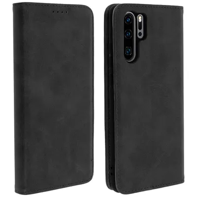 Avizar Wallet Case mit Standfunktion für Huawei P30 Pro in Schwarz
