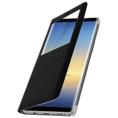 Avizar Hartschalenetui mit schwarzem Fenster für Samsung Galaxy Note 9