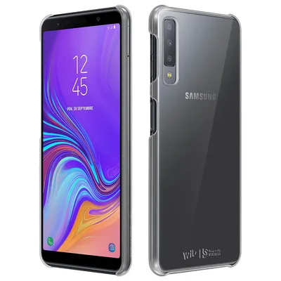 Avizar Transparente Silikon-Schutzhülle für Samsung Galaxy A7 2018