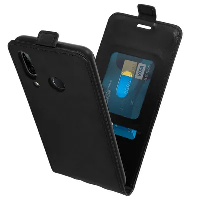 Schwarzes vertikales Avizar-Gehäuse für Huawei P20 Lite