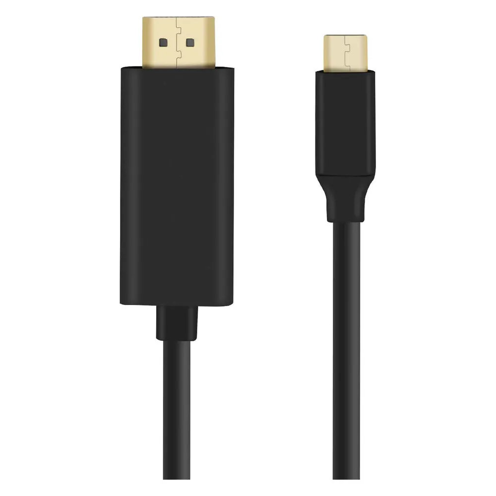 Avizar USB-C / HDMI Stecker Kabel 4K UHD Auflösung, 2m – Schwarz