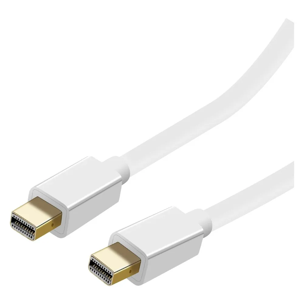 Avizar Mini DisplayPort/Thunderbolt männlich / männlich Videokabel, 1.8m – Weiss