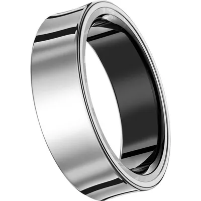 Smart Ring Avizar R09 Größe 12 Bluetooth IPX5 Akku 7 Tage Silber