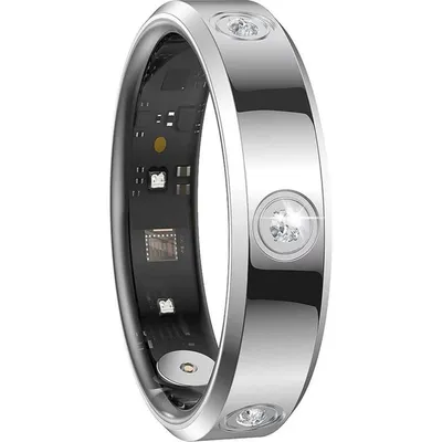 Smart Ring Avizar Venus Größe 12 Bluetooth IP68 Akku 5 Tage iOS/Android Silber