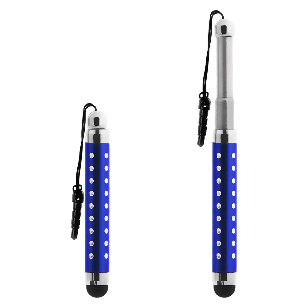 Avizar Ausziehbarer Eingabestift für Touchscreen 3.5 Klinkenstecker – Blau