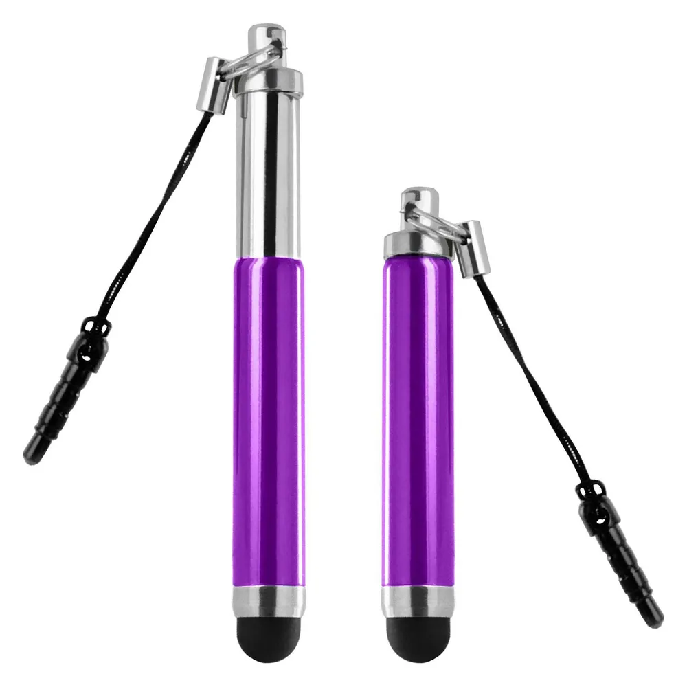Avizar Universal violetter ausziehbarer Touchscreen Eingabestift – 3.5mm Klinkenstecker