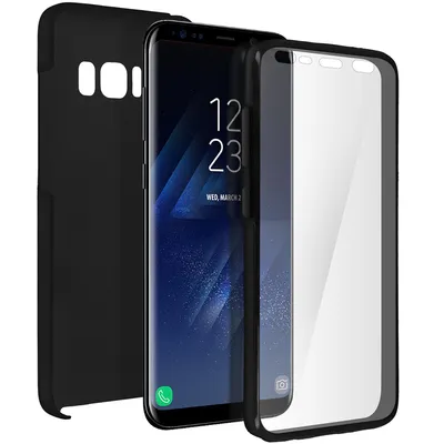 Avizar Double Black Silikonhülle für Samsung Galaxy S8