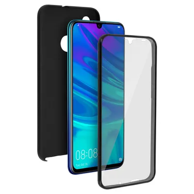 Schwarze Doppelhülle von Avizar für Huawei P Smart 2019/Honor 10 Lite