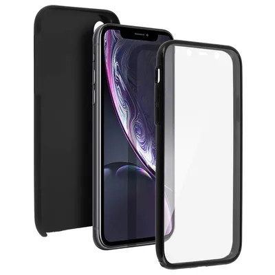 Avizar Double Black Silikonhülle für Apple iPhone XR
